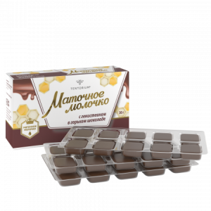 Маточное молочко с генистеином в горьком шоколаде (30 г) Маточное молочко с генистеином в горьком шоколаде (30 г) 3662 Руб.